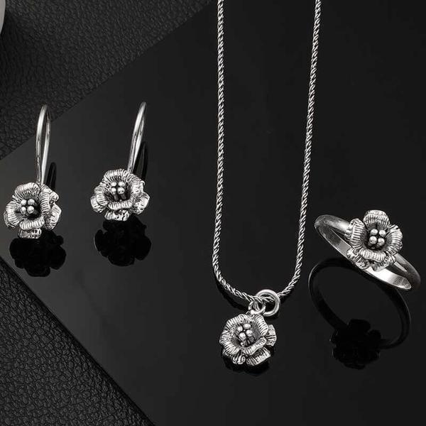 Supertrend Gümüş Gül Kadın Set - Image 1