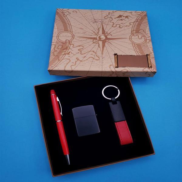 Anahtarlık Çakmak ve Kalem Hediye Seti - Image 1