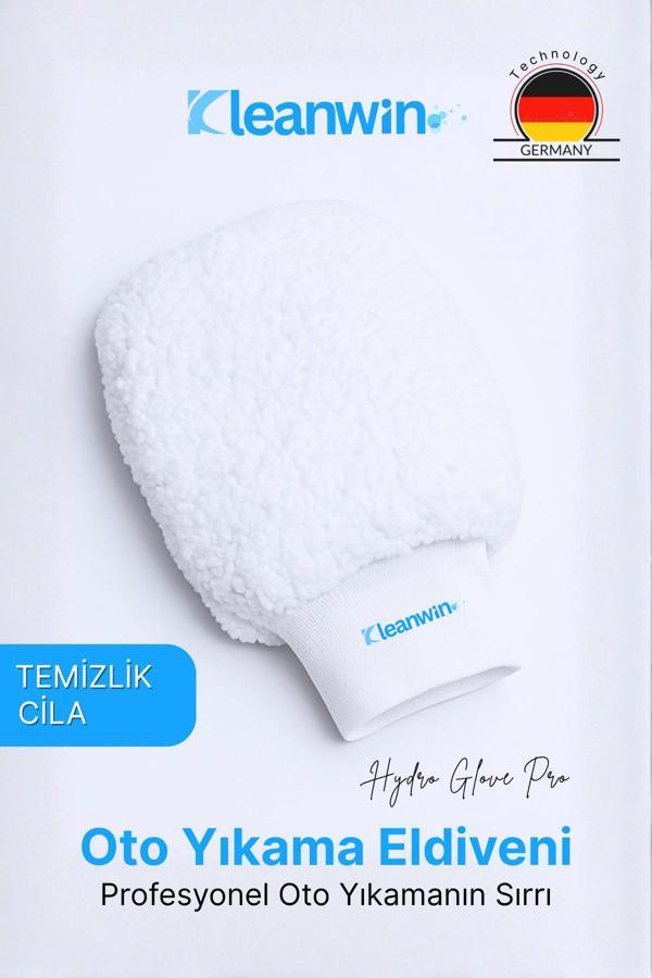 Kleanwin Hydroglove Pro Ultra Yumuşak Mikrofiber Oto Yıkama Eldiveni – Çizmez, Tüy Bırakmaz, Süper Emici - Image 1