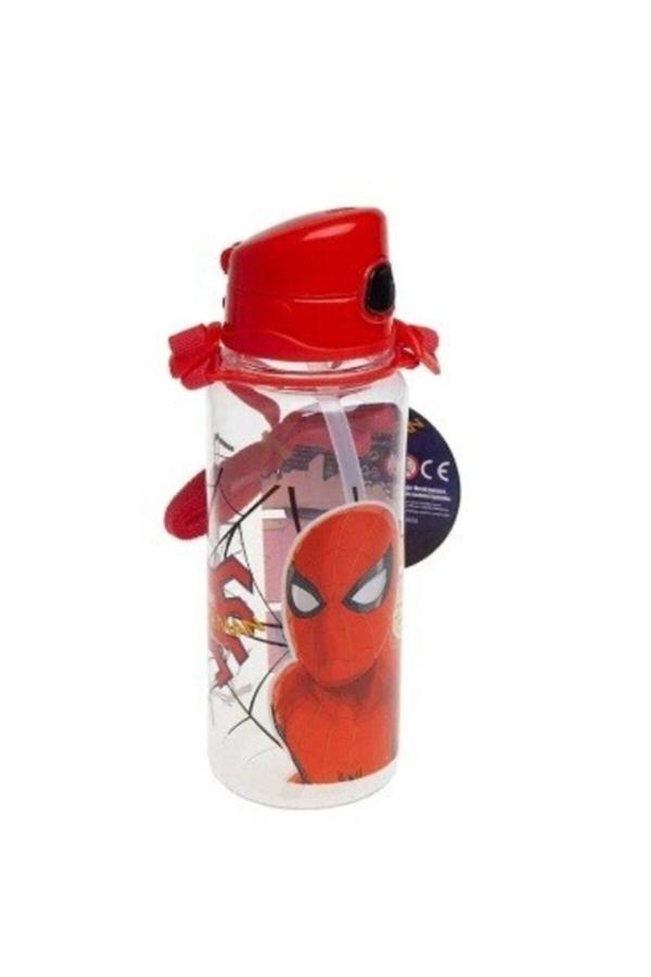 Hakan Çanta Spider-Man 500 Ml Kırılmaz Gövde Şeffaf Matara 78748 - Image 1