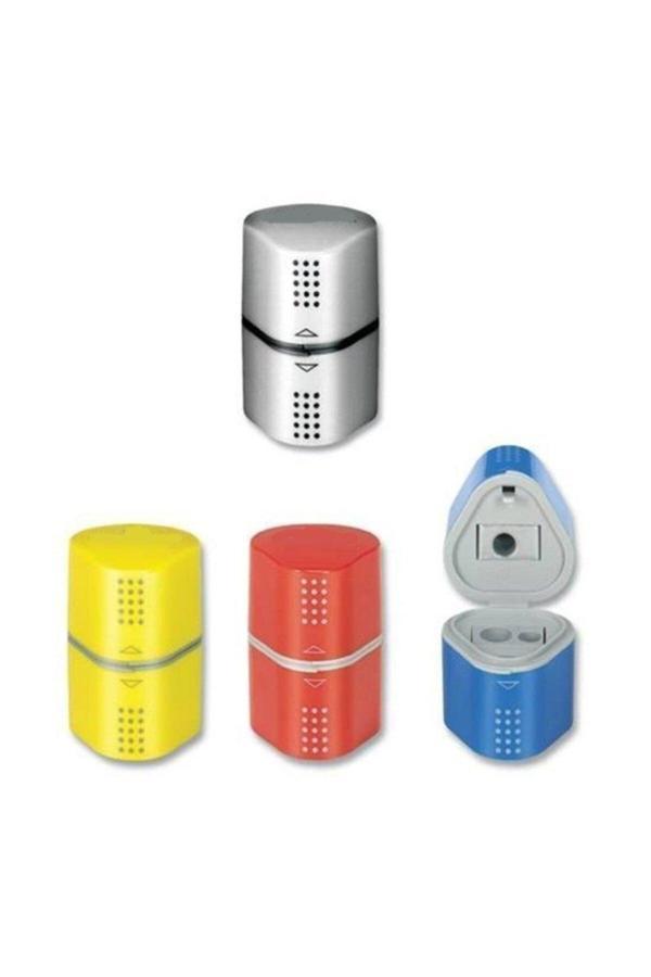 Trix Class Üçgen Kalemtraş Iki Hazmeli Büyük Boy - 1 Adet - Image 1