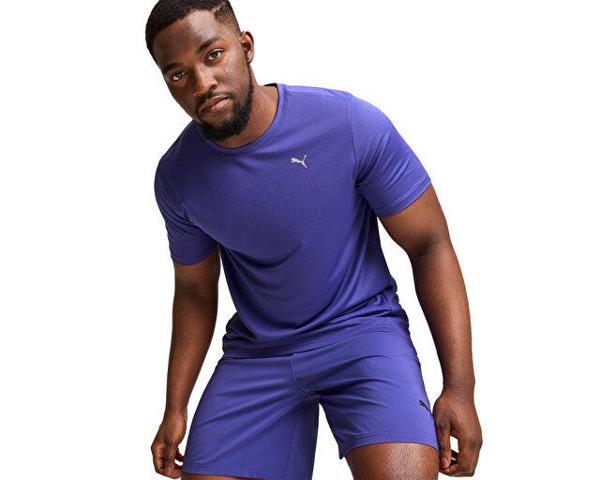 Puma Performance Ss Tee M Erkek Antrenman Tişörtü 52031447 Mor - Image 1
