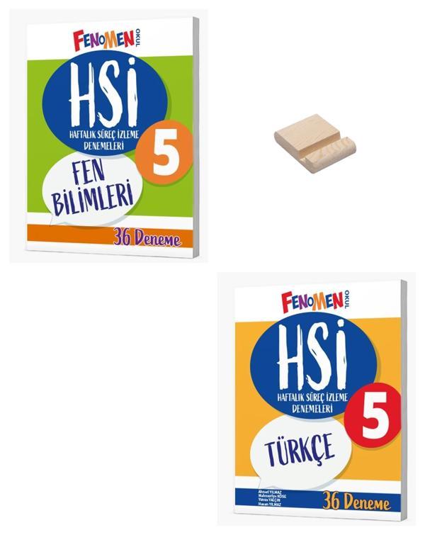 Fenomen 5. Sınıf Fen ve Türkçe Haftalık Süreç İzleme Denemeleri + Telefon Standı  - Image 1