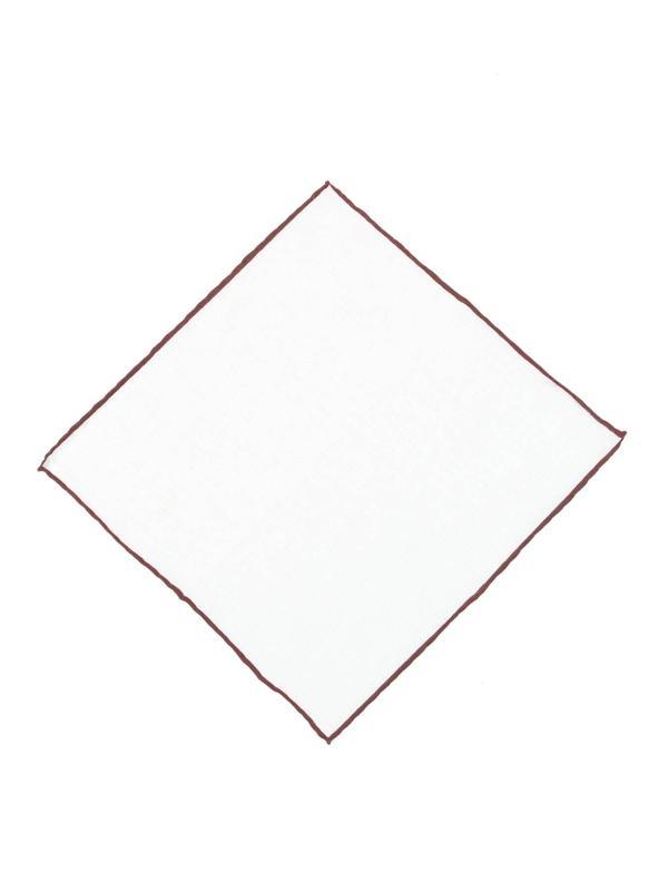 Mor %100 Keten  Mendil - Image 1