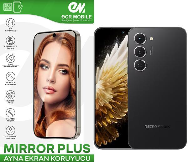 Tecno Spark 40 Pro ile Uyumlu Esnek Ayna(Mirror) 9H Nano Ekran Koruyucu - Image 1