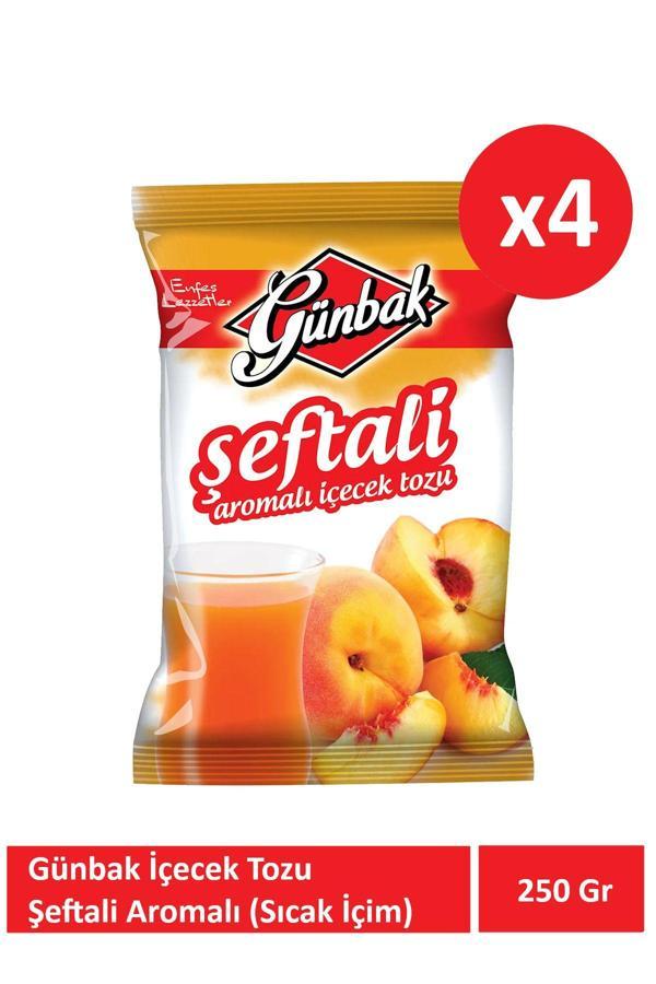 Günbak Şeftali Aromalı İçecek Tozu 250 gr x 2 Adet - Image 1