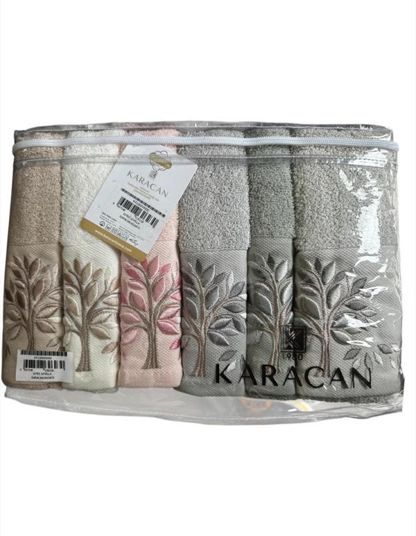 KARACAN  BANYO EL HAVLUSU 6 LI PAKET 50x85 CM SEVILLA - Image 1