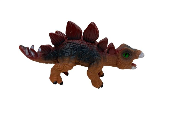Soft Dinazor Neon Gözlü 24 Cm -LD6206B-Stegosaurus - Image 1