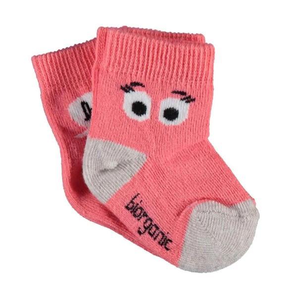 Bibaby Biorganic Hi Kız 2'Li Çorap 68403 Nar - Image 1