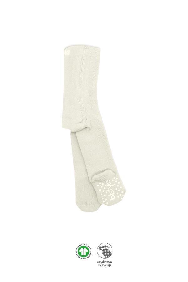 Bistyle Kaymaz Basic Külotlu Çorap 50501 Ekru - Image 1