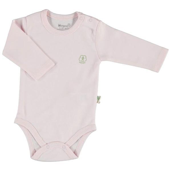 Bibaby Biorganic Basic Nature Uzun Kol Body 56883 Pembe - Image 1