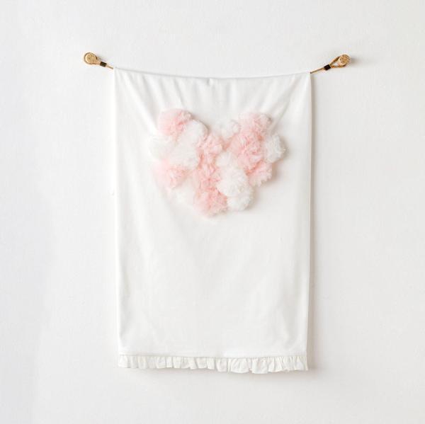 Andywawa AC24502 Petit Love 90x85 Bebek Battaniye Ekru - Image 1