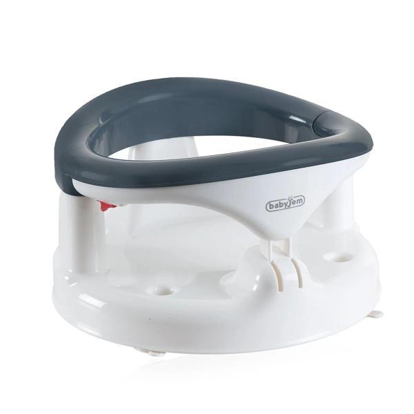 BabyJem Yandan Açılır Banyo & Mama Oturağı Antrasit - Image 1
