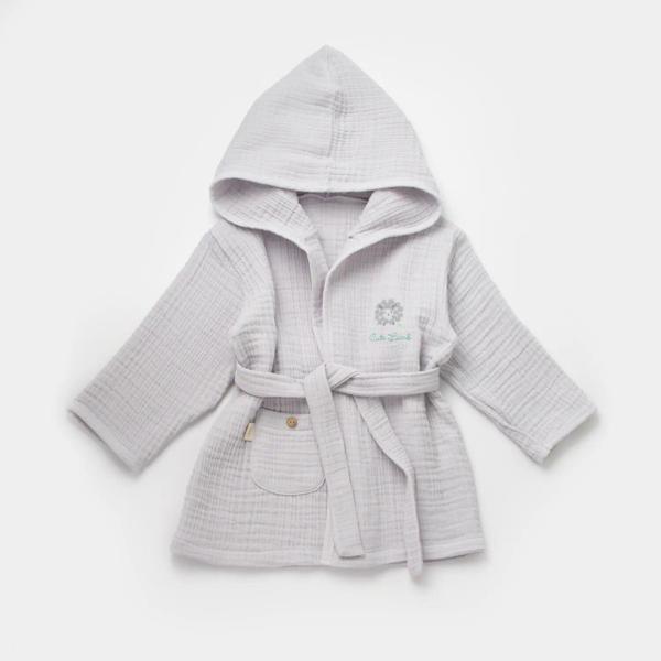 Bibaby Lamb Friends Bornoz 66467 Gri - Image 1