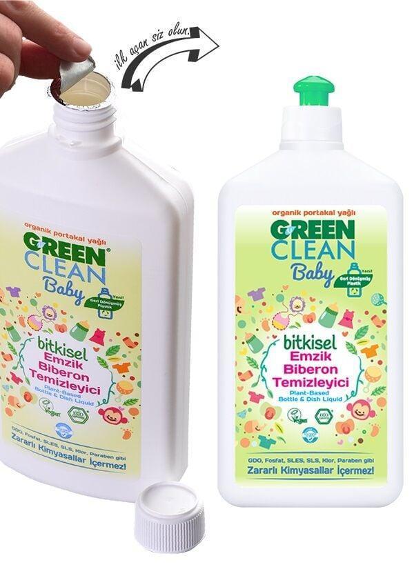 Green Clean Baby Bitkisel Emzik Biberon Temizleyici 500ml - Image 1