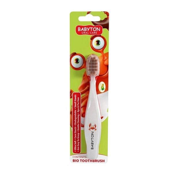 Babyton Bio Ultra Yumuşak Çocuk Diş Fırçası Yengeç - Image 1