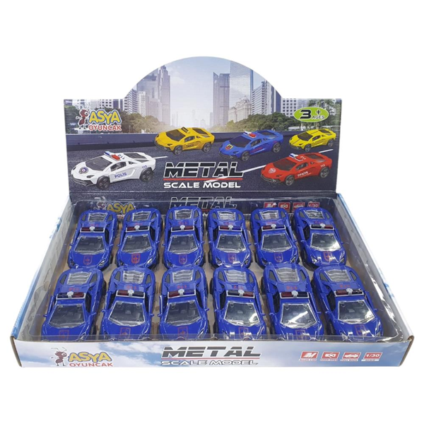 Çek Bırak Metal Araba Lamborgini - ILK004 - Jandarma - Image 1