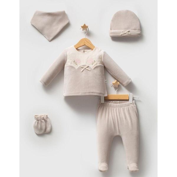 Tongs Baby Etamine 5'li Hastane Çıkışı 5684 Gri - Image 1