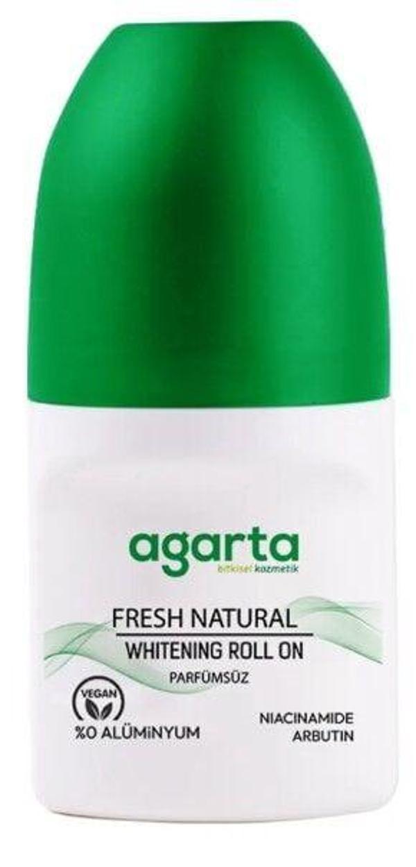 Agarta Doğal Roll-On Fresh Natural 50 ml - Image 1