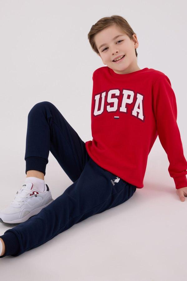 U.S. Polo Assn Eşofman Takımı US2227-4 Kırmızı - Image 1