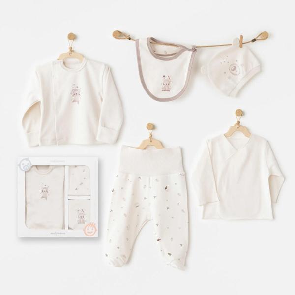 Andywawa AC26180 My 1 St Wardrobe 5'li Hastane Çıkışı Ekru - Image 1