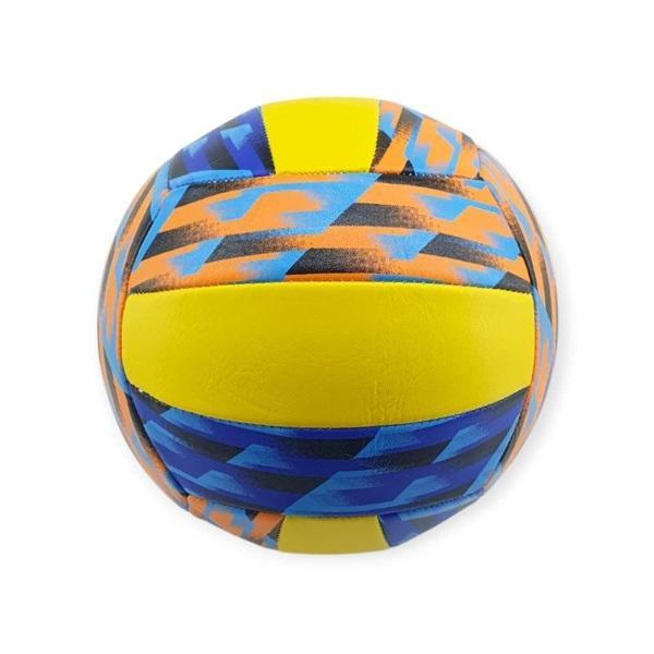 Voleybol Topu Desenli 280 gr - VB-800-SARI - Image 1
