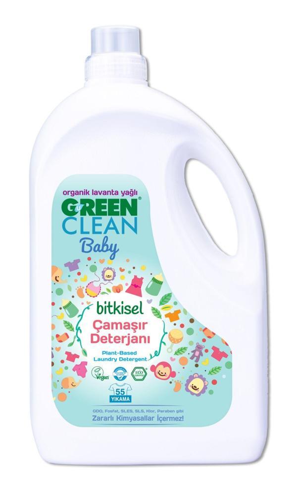 Green Clean Baby Bitkisel Çamaşır Deterjanı 2750ml - Image 1