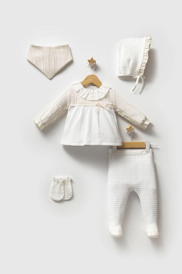 Tongs Baby Authentic 5'li Zıbın Takım Ekru - Image 1