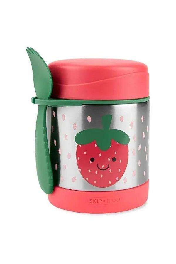 Skip Hop Zoo Paslanmaz Çelik Termos 325 ml Çilek - Image 1