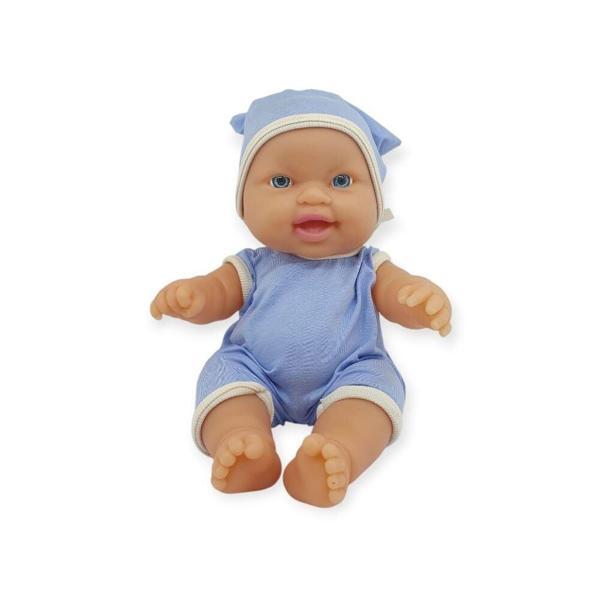 Kıyafetli Et Bebek 35 cm - LMN208 - Mavi - Image 1