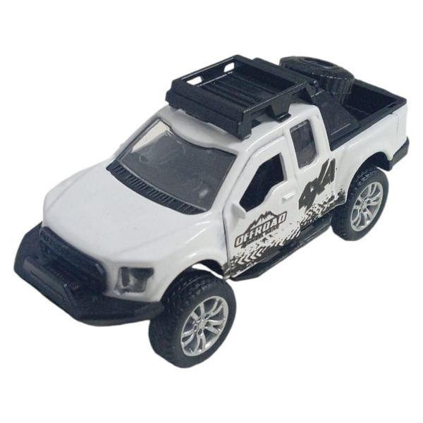 Çek Bırak Metal Arazi Aracı 13 cm - Beyaz - Image 1