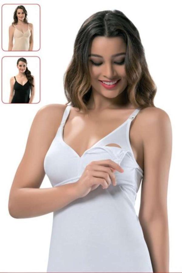 İmer Emzirme Atleti 1268 Cream - Image 1
