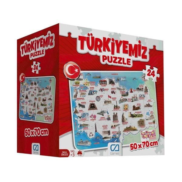 Games Türkiyemiz Puzzle 24 Parça 5079 - Image 1