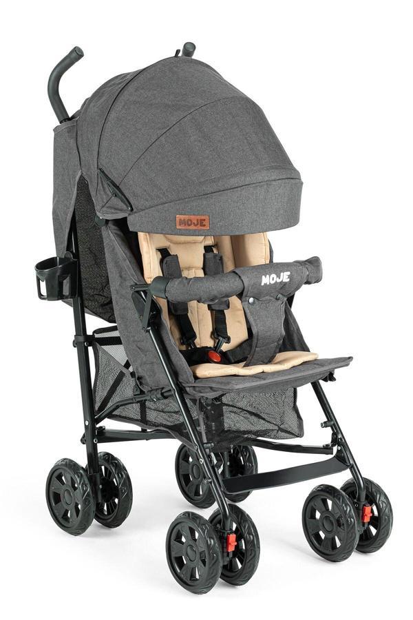 Moje Strong Baston Bebek Arabası Antrasit Siyah - Image 1