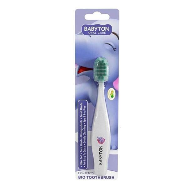 Babyton Bio Ultra Yumuşak Çocuk Diş Fırçası Fil - Image 1