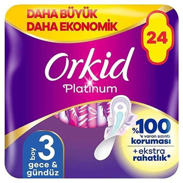 Orkid Ultra Platinum Gece Ped 24'Lü - Image 1