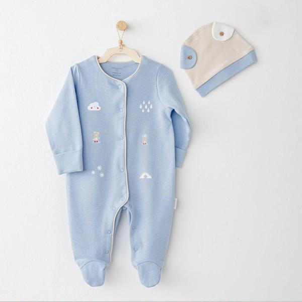 Andywawa AC26072 Hat Set Rainbow Tulum Takım Blue - Image 1