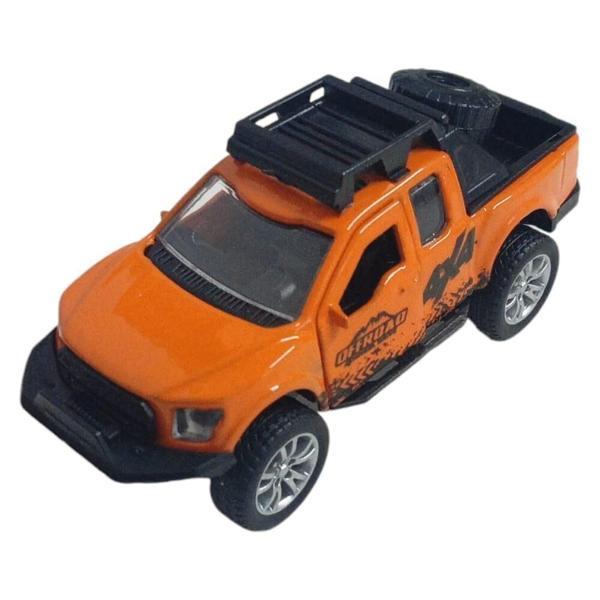 Çek Bırak Metal Arazi Aracı 13 cm - Turuncu - Image 1