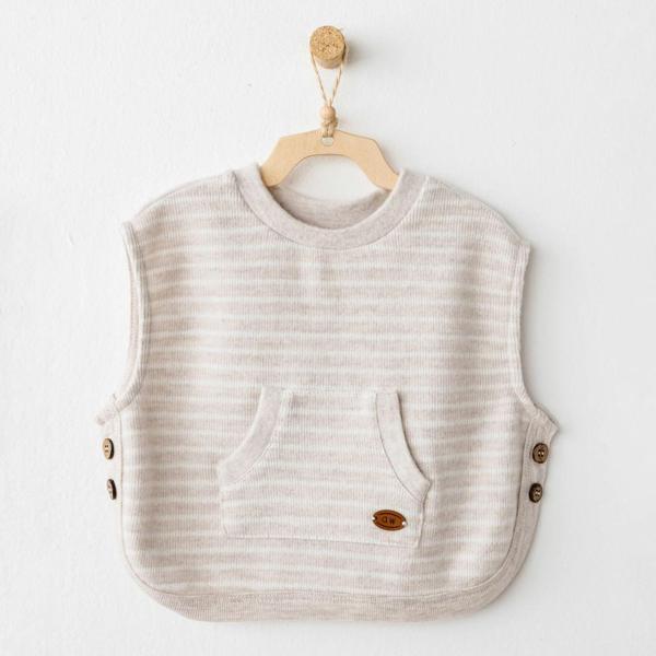 Andywawa AC26214 Casual Yelek Beige - Image 1