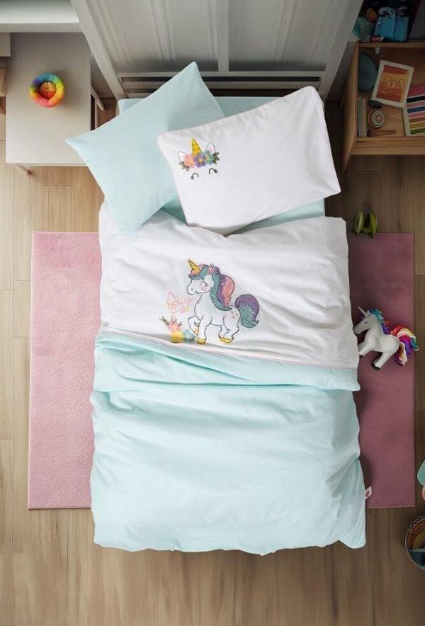 Cotton Box Punch Nakışlı Bebek Nevresim Takımı Dolly - Image 1