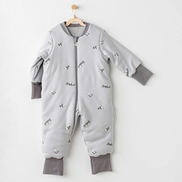 Andywawa AC26035 Fiber Keep Smiling Uyku Tulumu 2,5 TOG Grey - Image 1