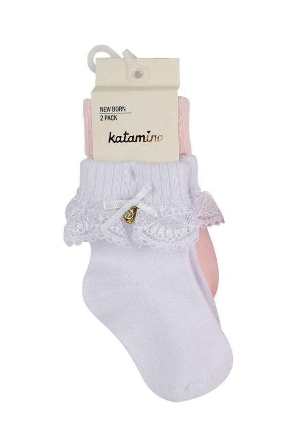 Katamino Amy 2'li Aks. Bebek Soket K44024 Asorti - Image 1