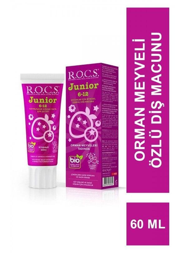 R.O.C.S.Junior Diş Macunu 60ml 6-12 Yaş Orman Meyveleri - Image 1