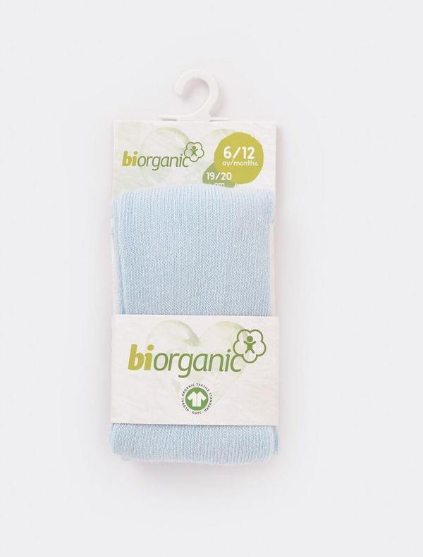 Bibaby Biorganic Basic Külotlu Çorap 68235 Mavi - Image 1