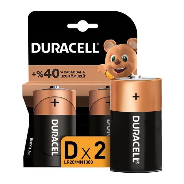 Duracell Basic D Boy Pil 2Lİ - Image 1