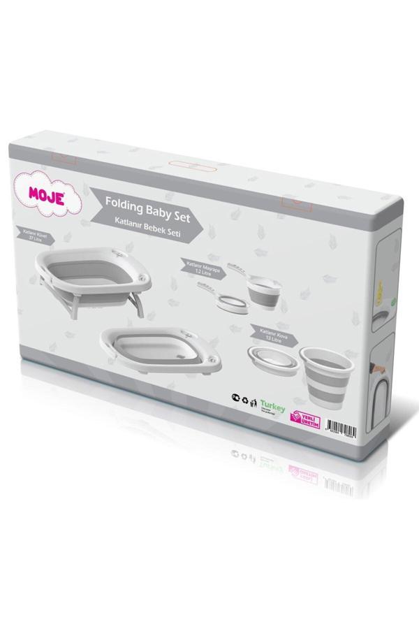 Moje Katlanır Küvet Seti Gri - Image 1