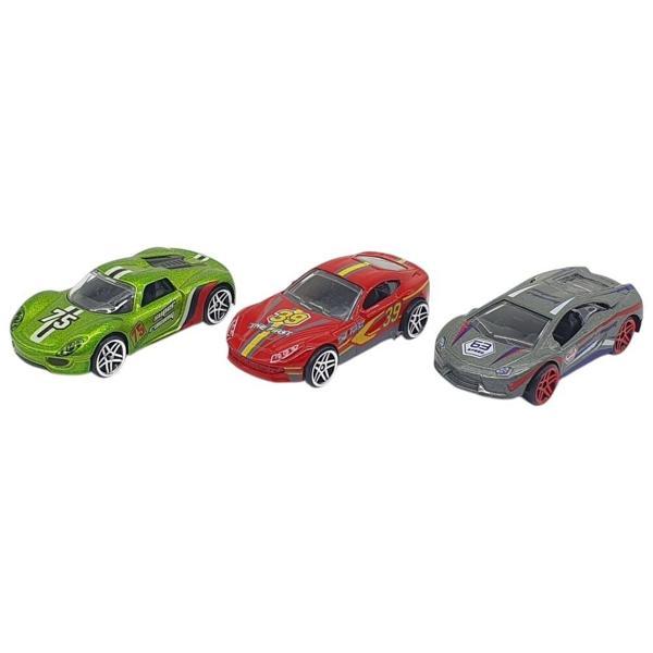 3'lü Araba Yarış Seti - Die Cast - DS045 - Image 1