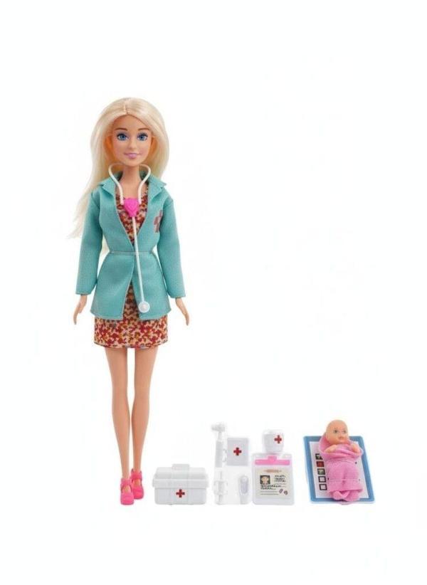 Aksesuarlı Model Bebek Doktor Seti - 115225A - Image 1
