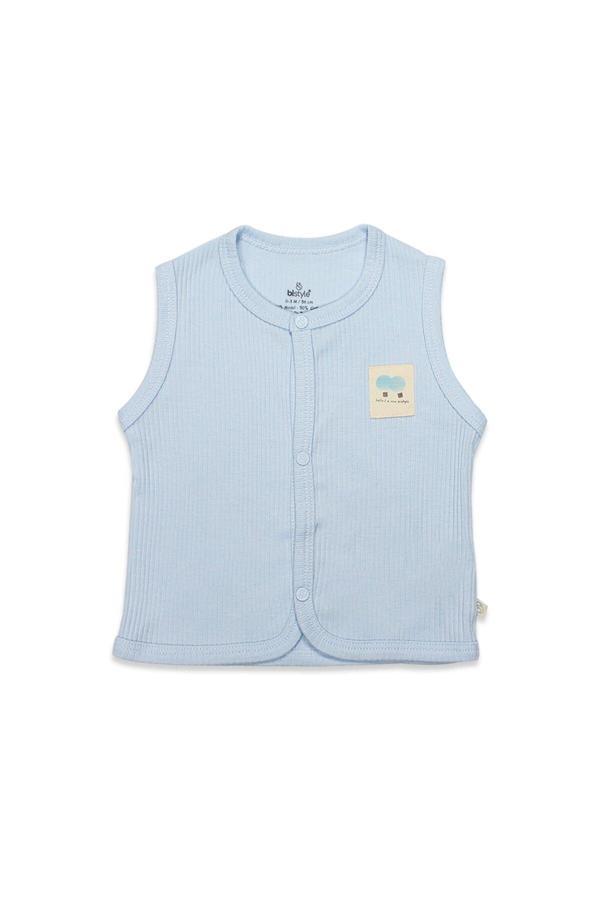 Bistyle Modal Flying Balloons Bebek Yelek BS18110 Mavi - Image 1