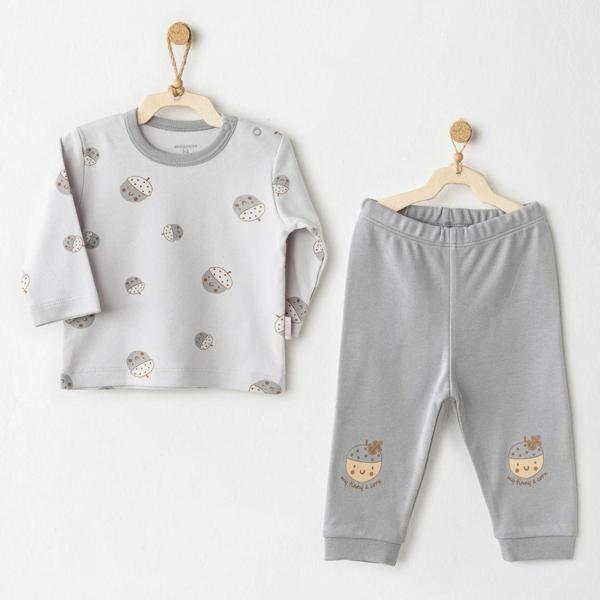 Andywawa AC26105 Hello Autumn 2'li Takım Grey - Image 1